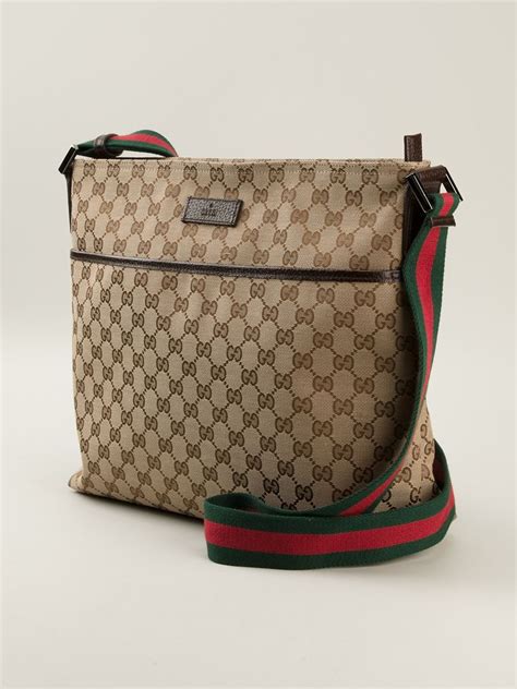 first signature gucci print|Gucci signature crossbody bag.